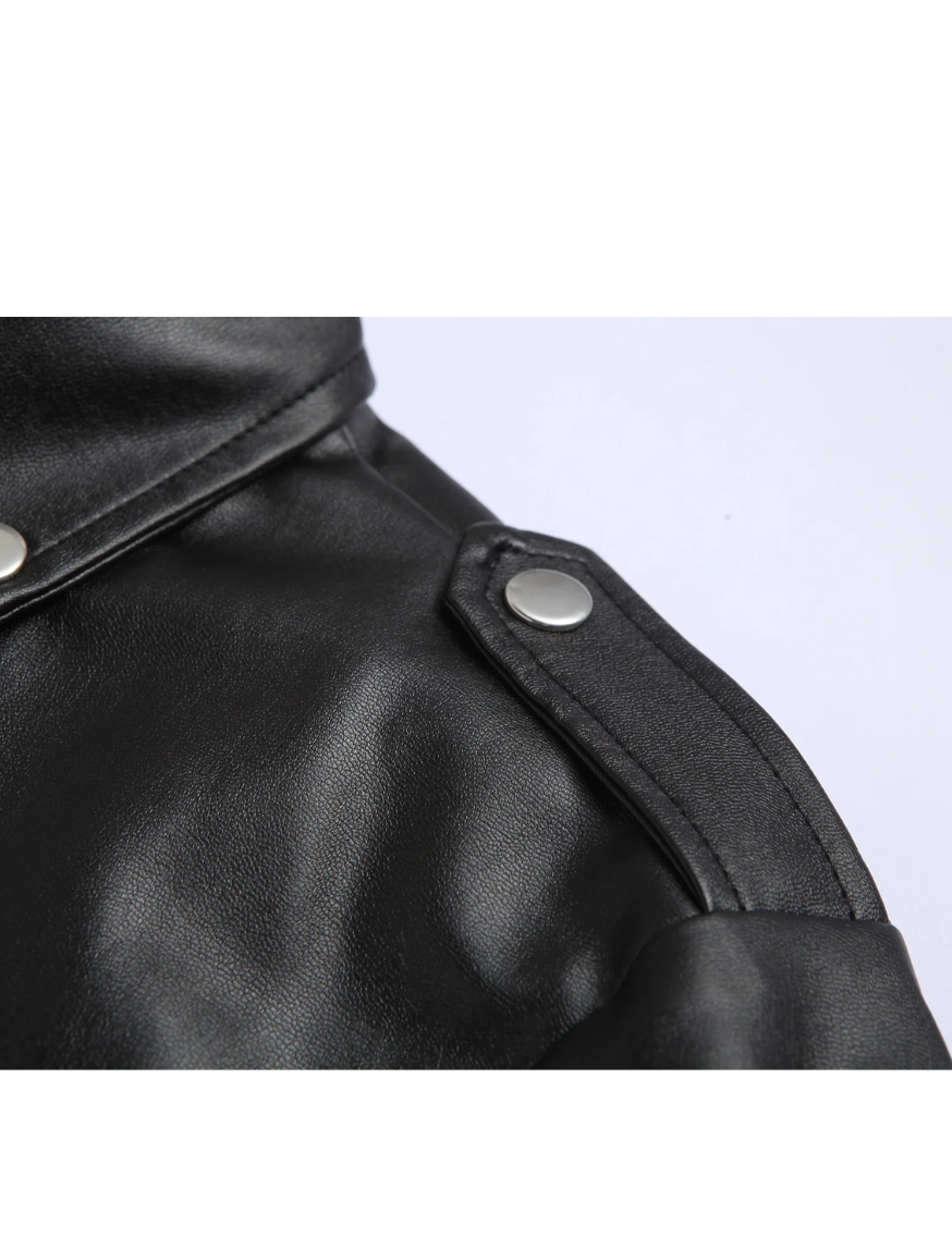 Fudus | Lederjacke Herren Im Blazer Stil, Elegante Echtlederjacke