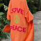 Damen Love & Peace Strickjacke
