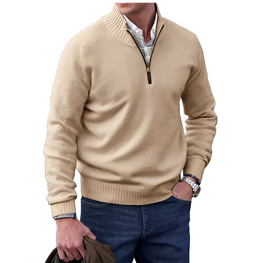 Herren Pullover Elegant Einzigartig Reißverschluss Atmungsaktiv