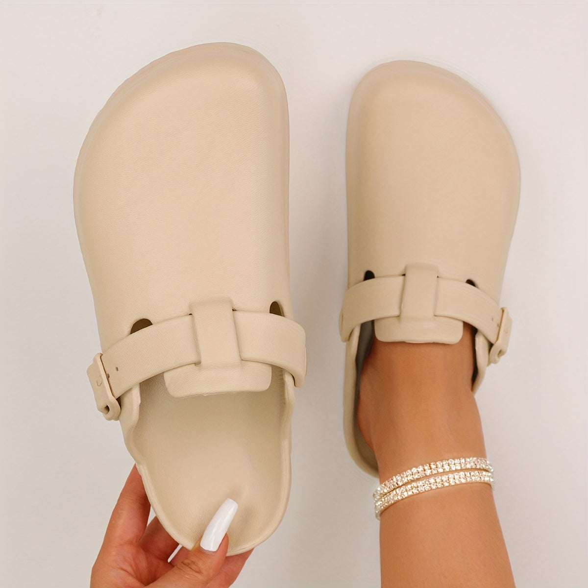 Damen Clogs Weiches Fußbett