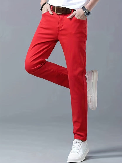 Herren Slim Fit Hose Modern & Bequem