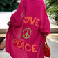 Damen Love & Peace Strickjacke