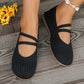 Damen Strick Flats
