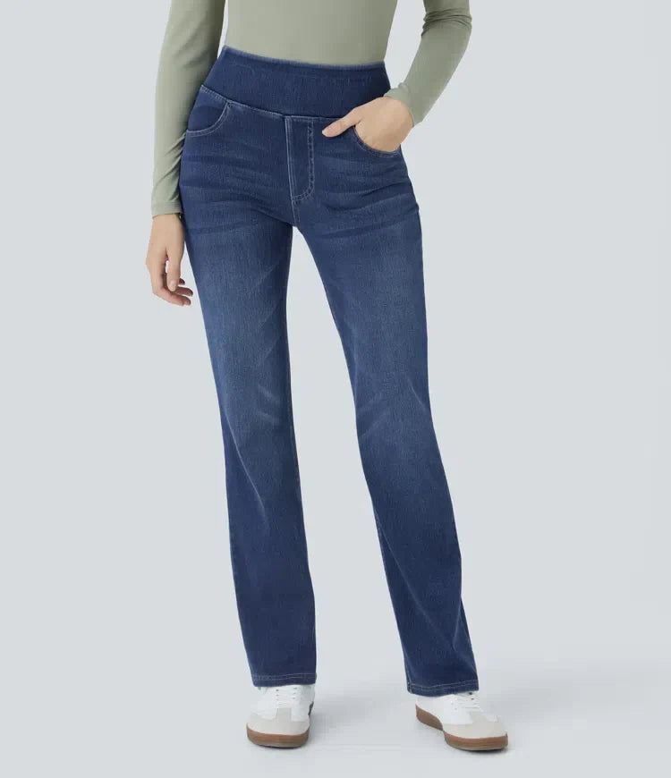 Flex Jeans mit hoher Taille