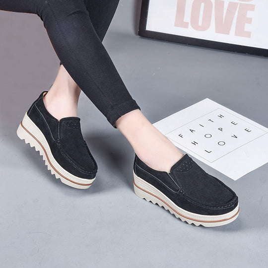 Damen Komfortable Slip-On Schuhe mit rutschfester Sohle Fudus