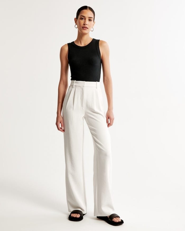 Tailored Pants mit weitem Bein für Frauen