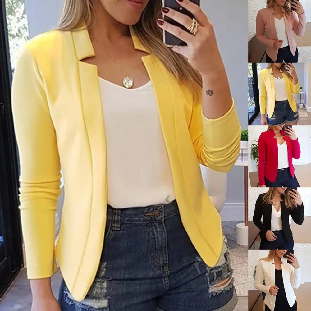 Moderne Damen Blazer Mit Einzigartigem Ausschnitt - Perfekt Für Die Arbeit