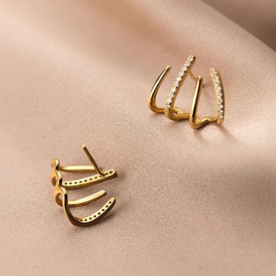 Fudus | Vierzackige Ohrringe