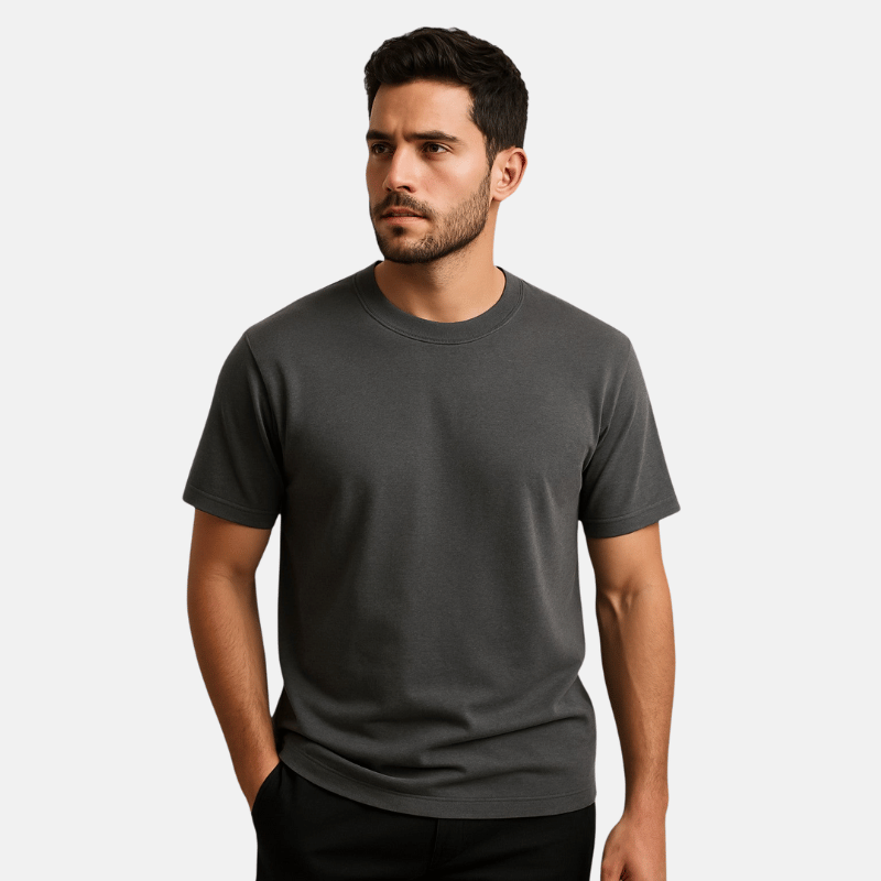 Herren Hochwertiges Merino Woll T-Shirt
