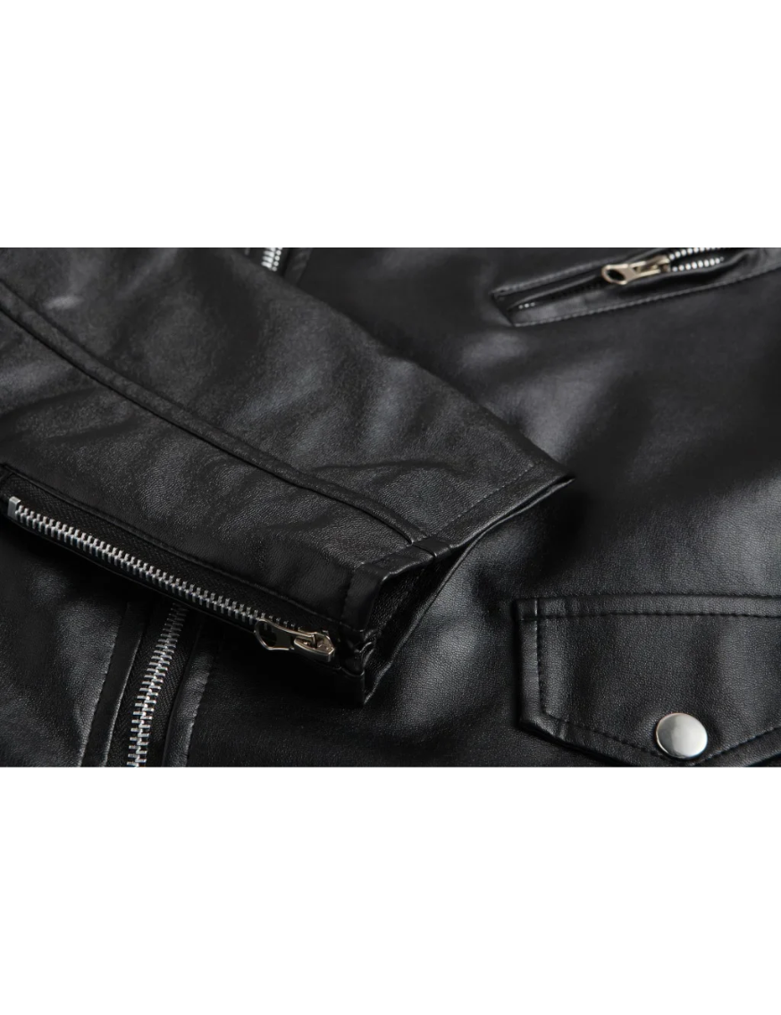 Fudus | Lederjacke Herren Im Blazer Stil, Elegante Echtlederjacke