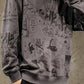 Herren Sweatshirt Mit Trendigem Print Für Alltag