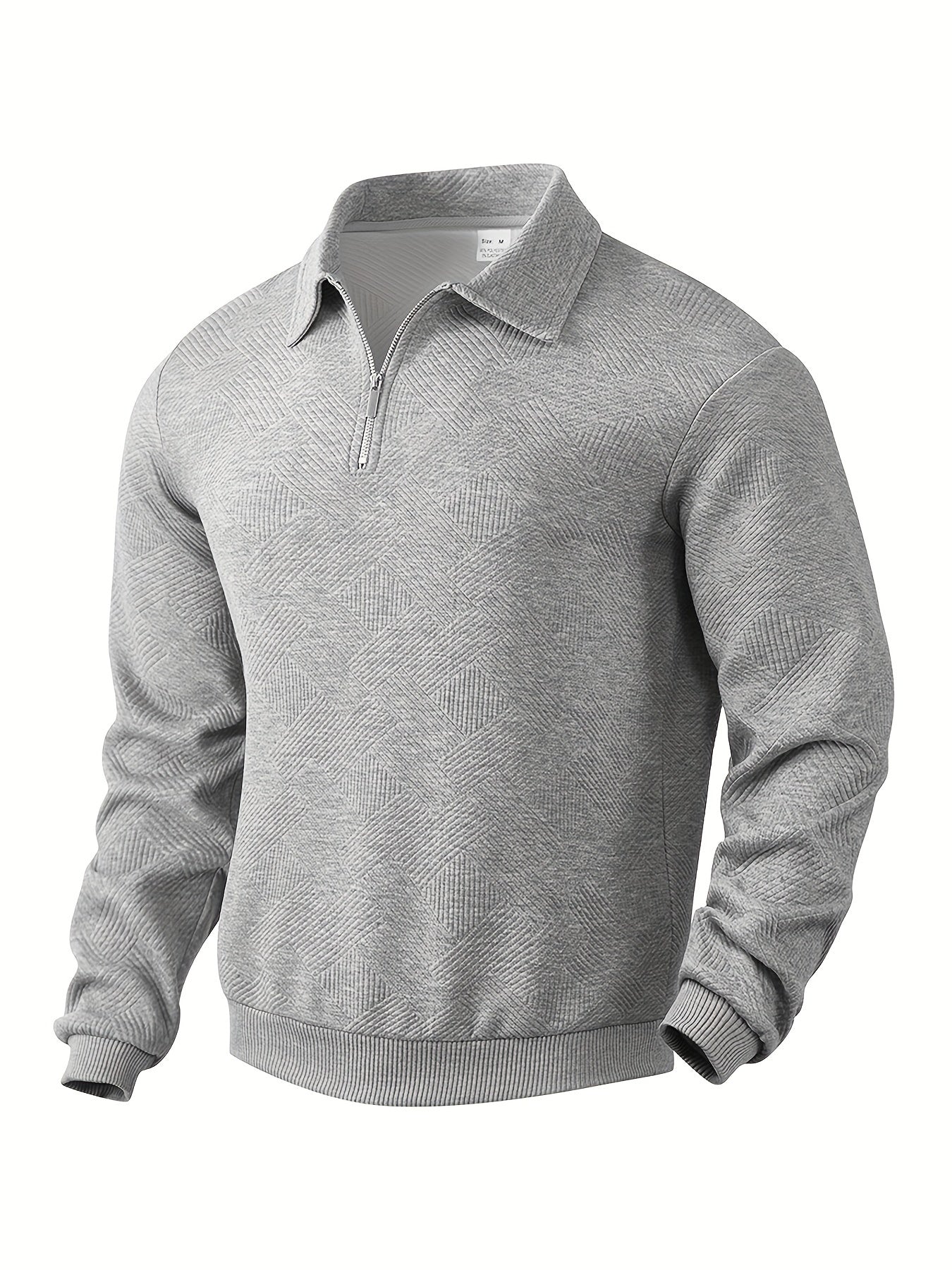 Geometrischer Herrenpullover