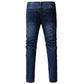 Herren Zerrissene Jeans