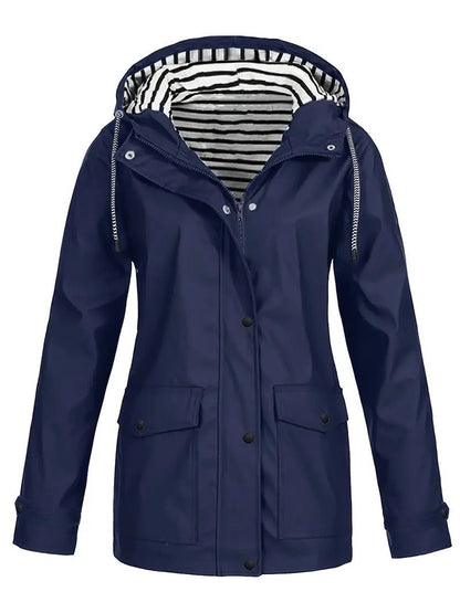 Regenjacke Wetterfest Eleganz Echtheit
