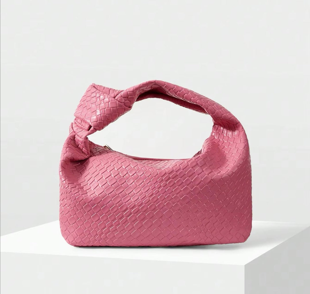 Gewebte Hobo Tasche Leder Elegant Robust