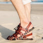 Herren Bequeme und modische Ledersandalen