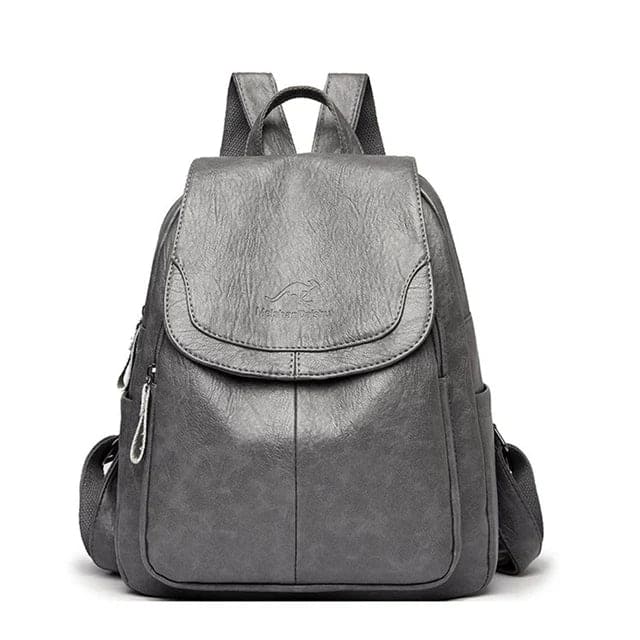 Damen Diebstahlsicherer Leder Rucksack