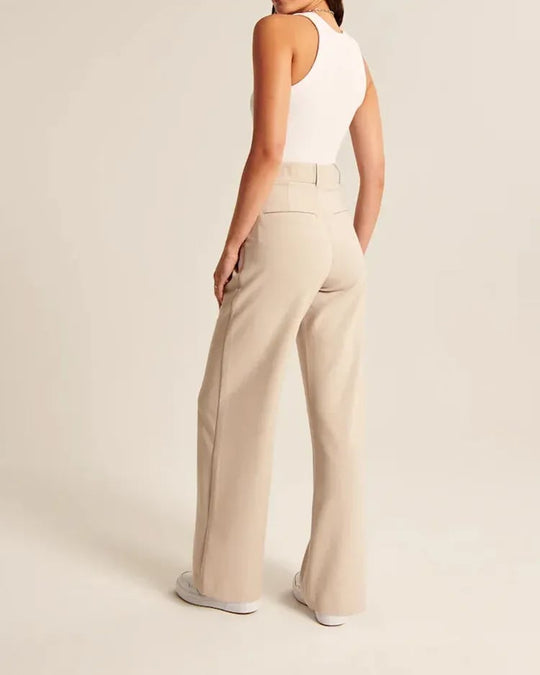 Damen Leichtgewichtige Tailored Wide Leg Pants
