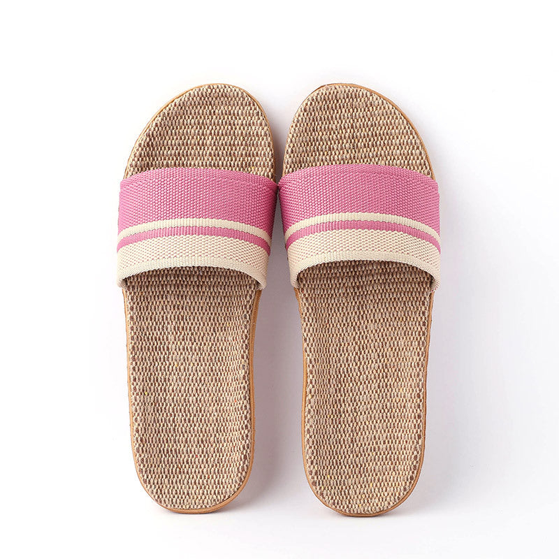 Grüne Leinen Slipper Bequem Elegant Vielseitig