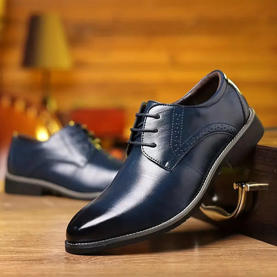 Herren Business Style Anzugschuhe Aus Kalbsleder
