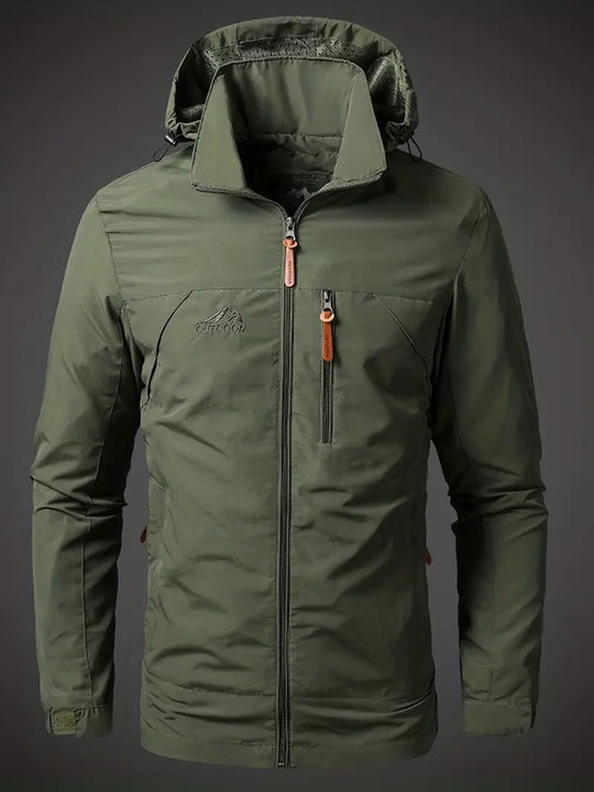 Herren Winddichte Outdoorjacke Für Alle Aktivitäten
