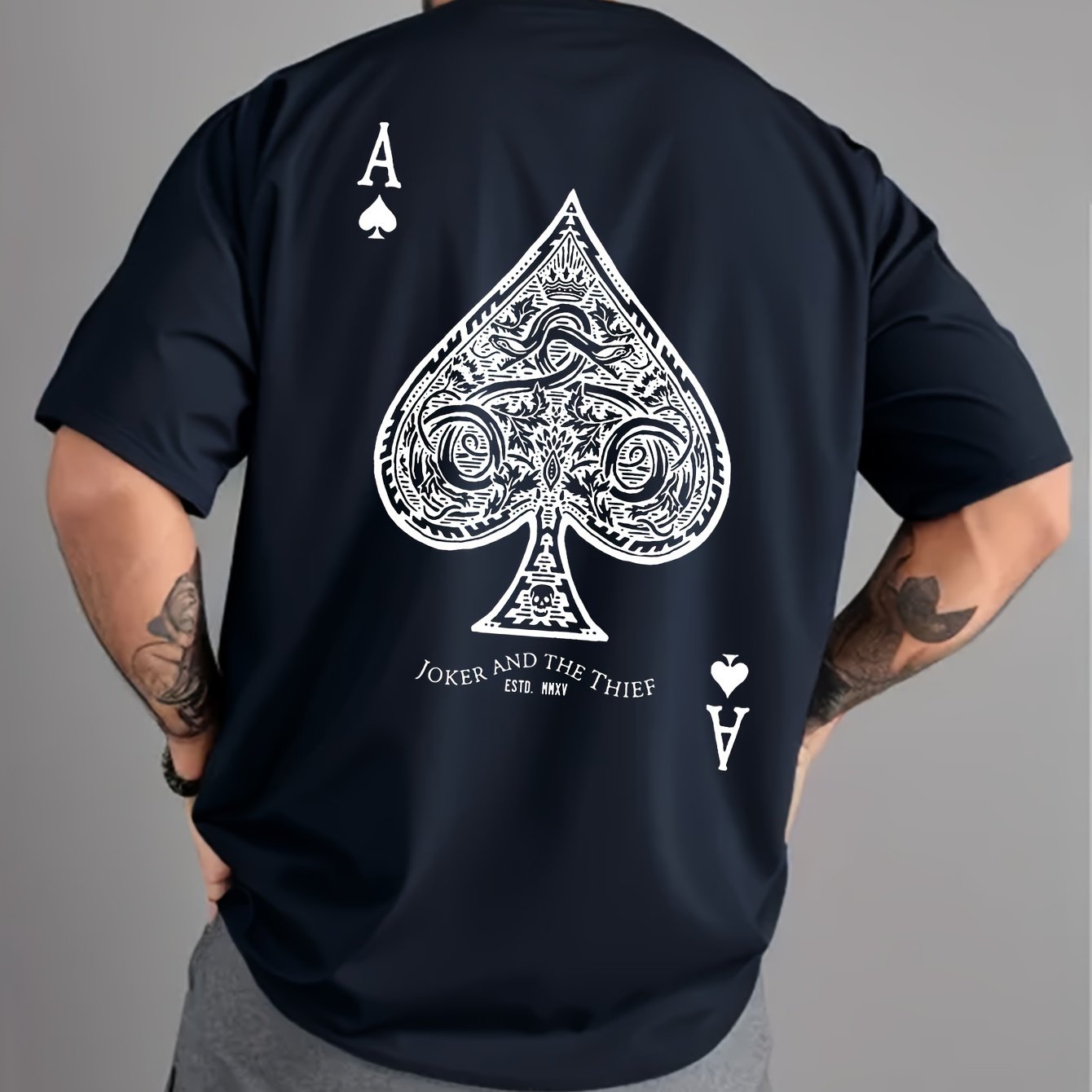 Fudus | Weinlese Ace of Spades Druck Sommer T-shirt