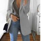 Fudus - Stilvolle Damen Blazer Mit Tiefem V-Ausschnitt - Ideal Für Jeden Tag