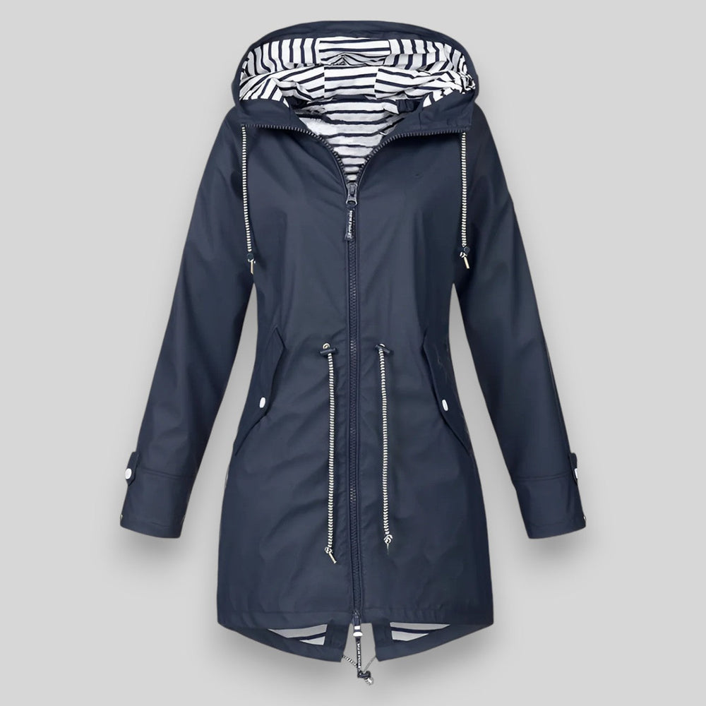 Damen Wasserabweisende Regenjacke