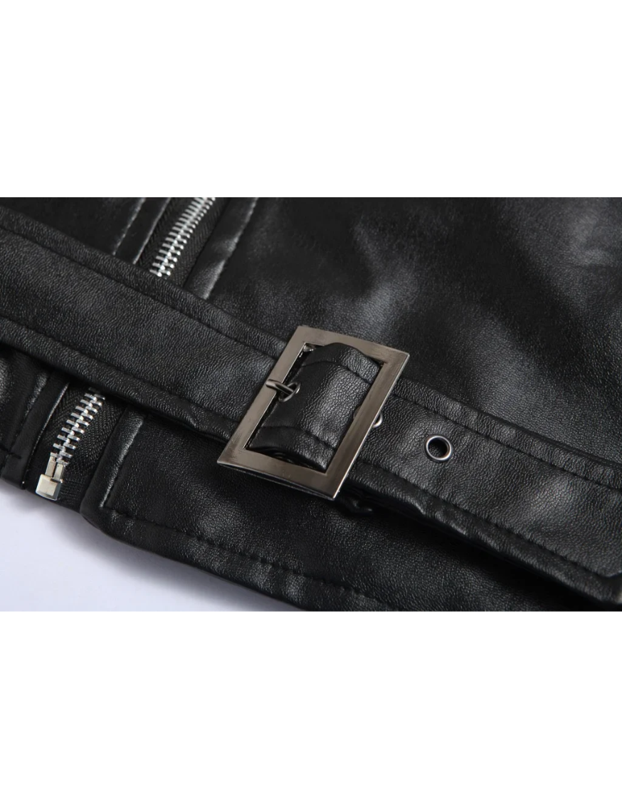 Fudus | Lederjacke Herren Im Blazer Stil, Elegante Echtlederjacke