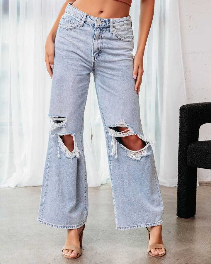Fudus | Schlankheits Ripped Jeans Für Frauen