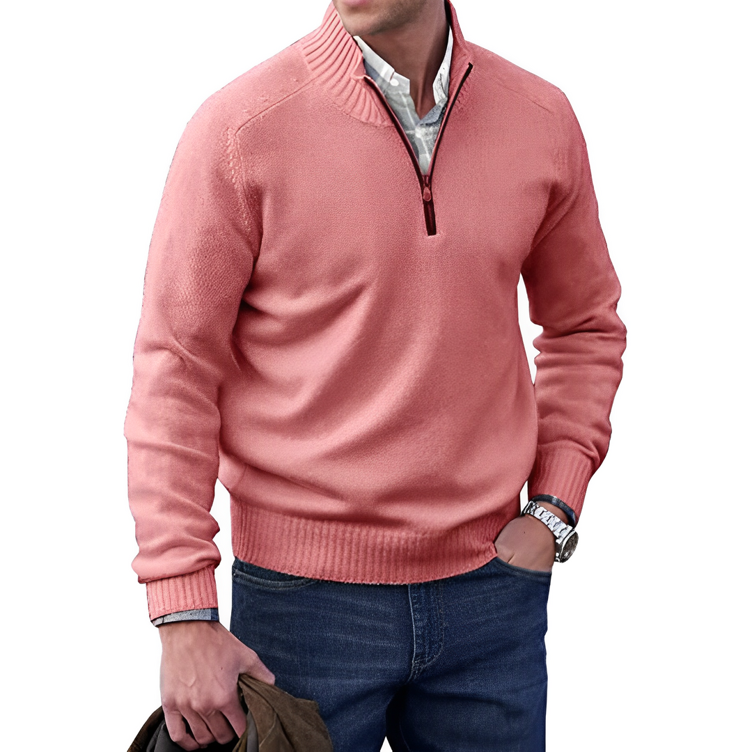 Herren Pullover Elegant Einzigartig Reißverschluss Atmungsaktiv