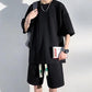 Set T-shirt Kurze Hose Komfort Herren