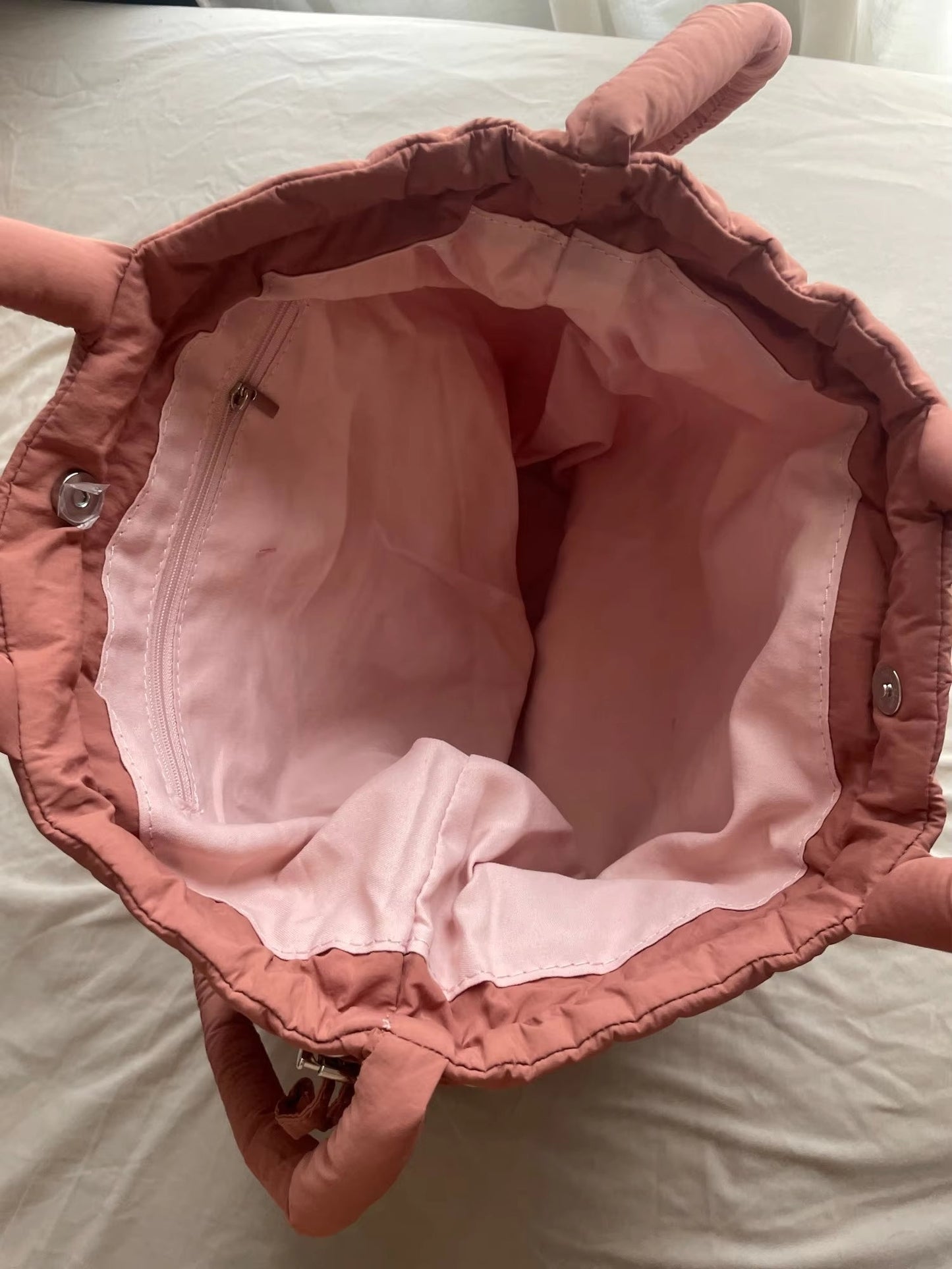 Fudus Damen Puffer Handtasche - Stilvolle Weiche Schultertasche