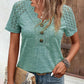 Spitzen-T-Shirt mit kurzen Ärmeln
