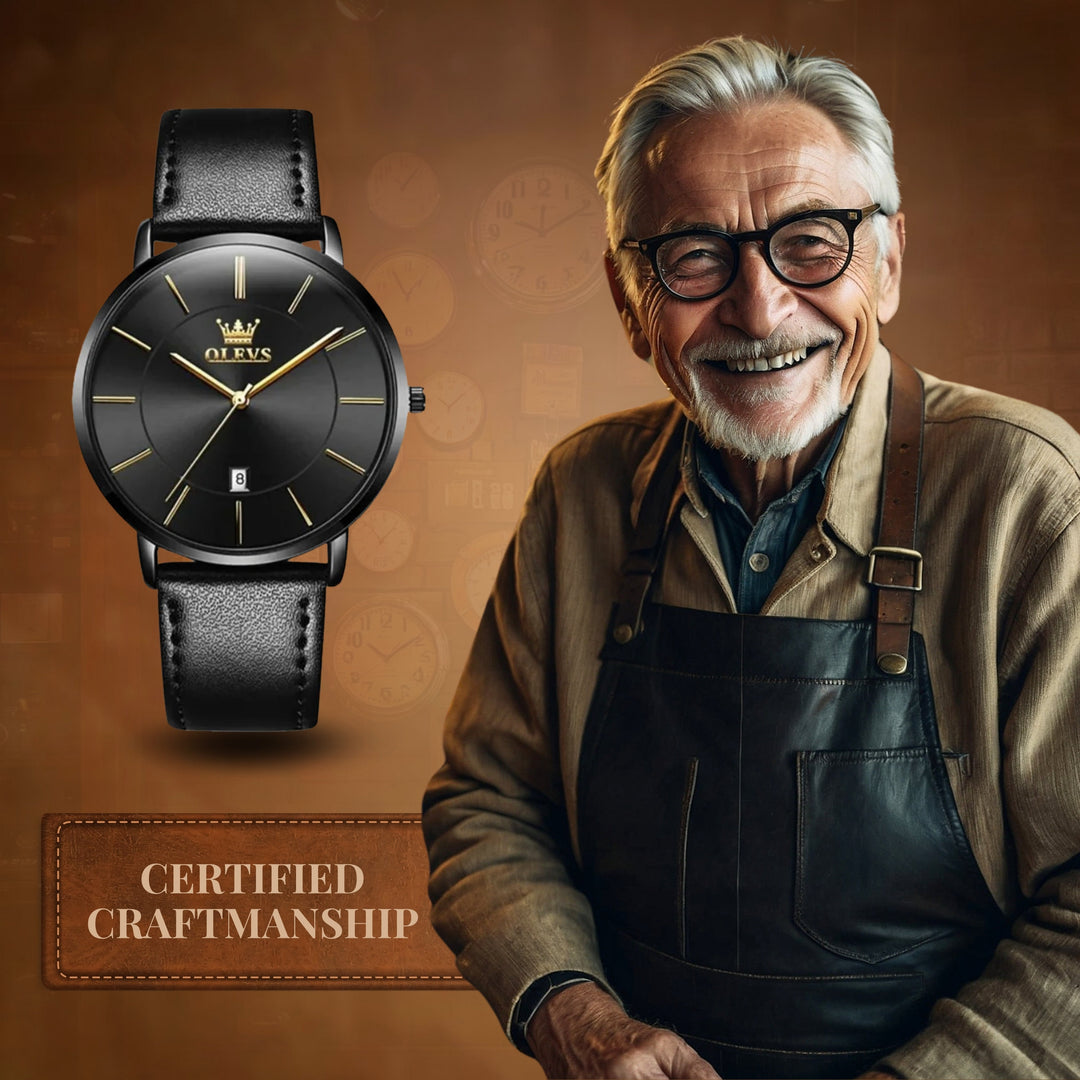 Damen Ultra Dünne Minimalistische Armbanduhr Stilvoll