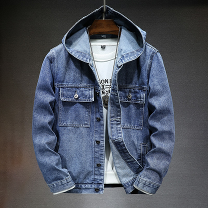 Kevin - Denim-Jacke mit Kapuze
