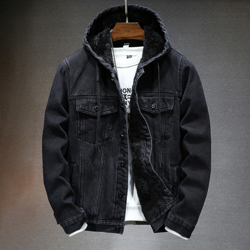 Kevin - Denim-Jacke mit Kapuze