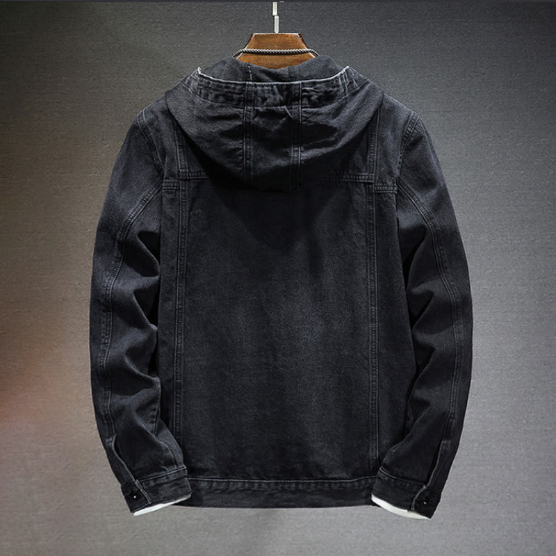 Kevin - Denim-Jacke mit Kapuze