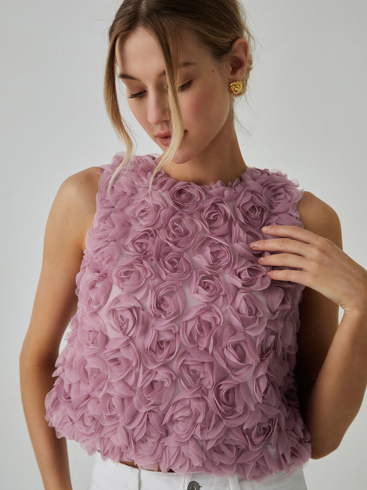 Fudus | Romantische Mehrfarbige Bluse