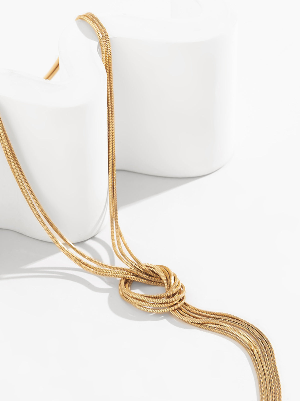 Halskette Kurz Quaste Elegant Damen