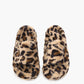 Fudus | Leopard Fuzzy Plattform Hausschuhe