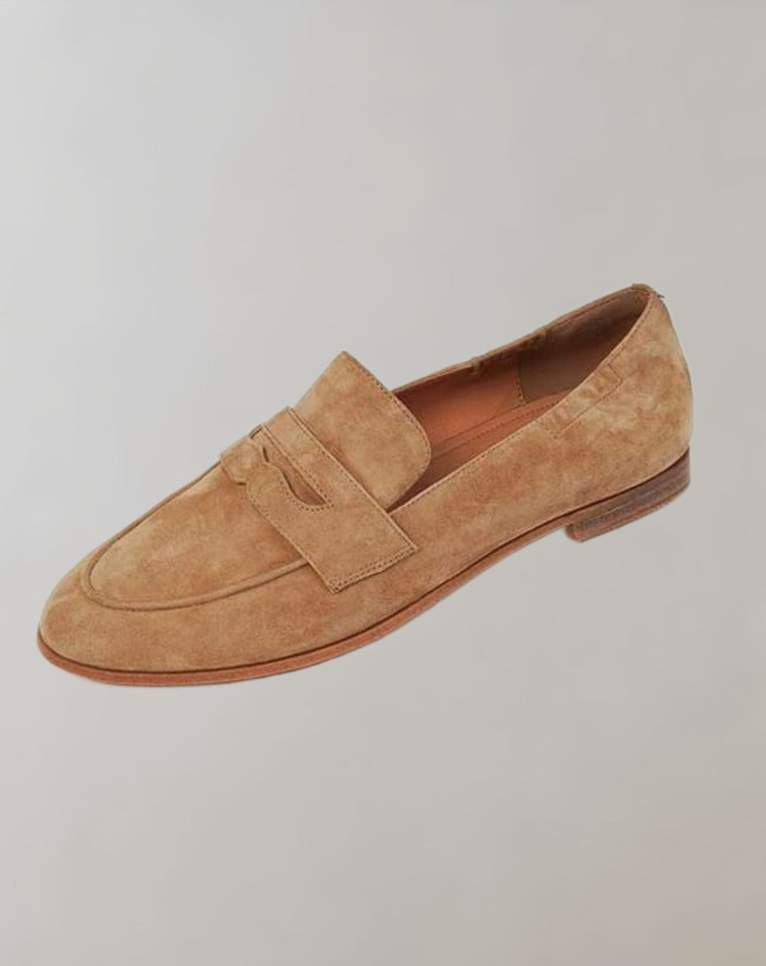 Damen Spitz Zulaufende Niedrig Geschnittene Wildleder Loafer Schuhe