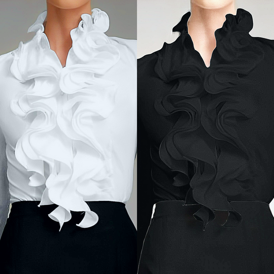 Bluse Romantisch Rüschen Elegant