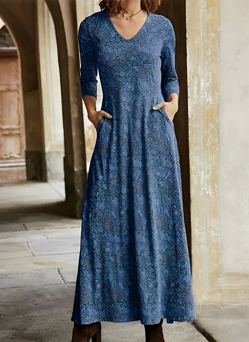 Fudus Maxikleid mit Blumenmuster - Emma