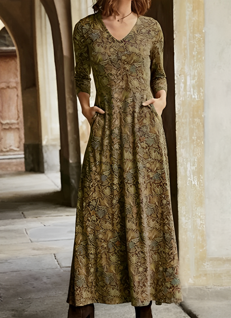 Fudus Maxikleid mit Blumenmuster - Emma