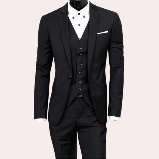 Herren Dreiteiliger Anzug Für Eleganten Stil