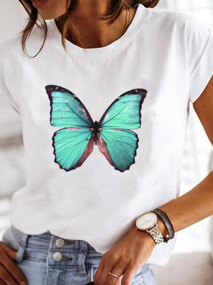 Damen Super Stylisches T Shirt Mit Extravaganten Sommerdesigns