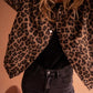 Damen Bomberjacke Leopard