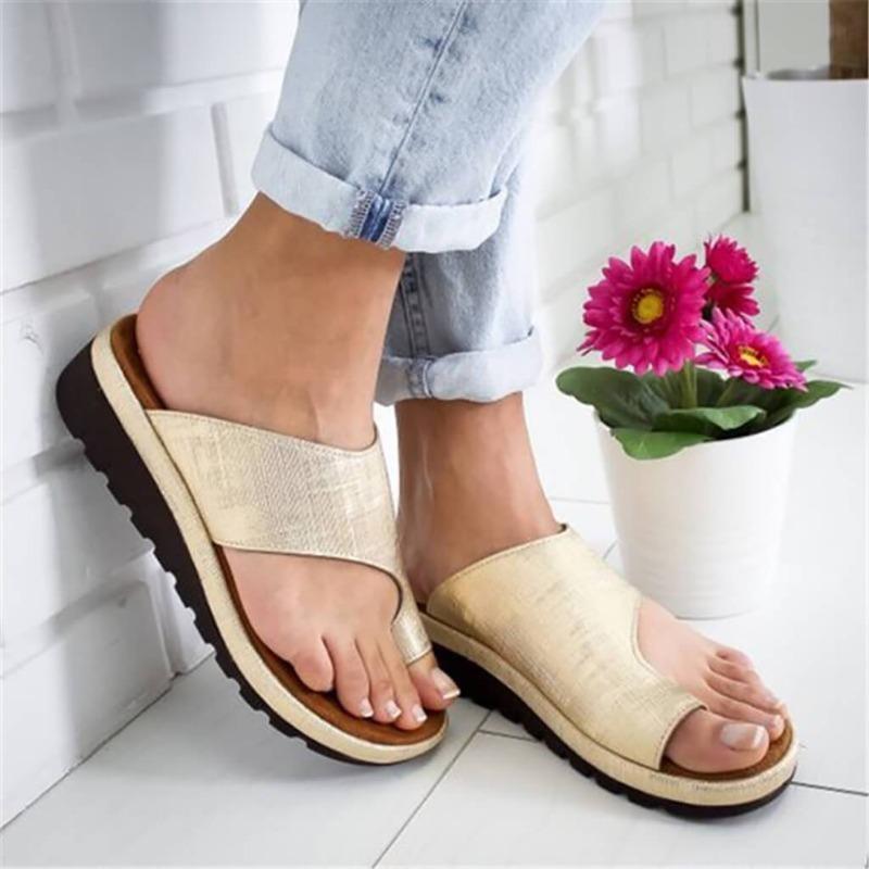 Damen Orthopädische Sandalen Hallux Valgus Korrigierend