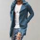 Herren Mittellange Jacke Mit Klassischem Schnitt